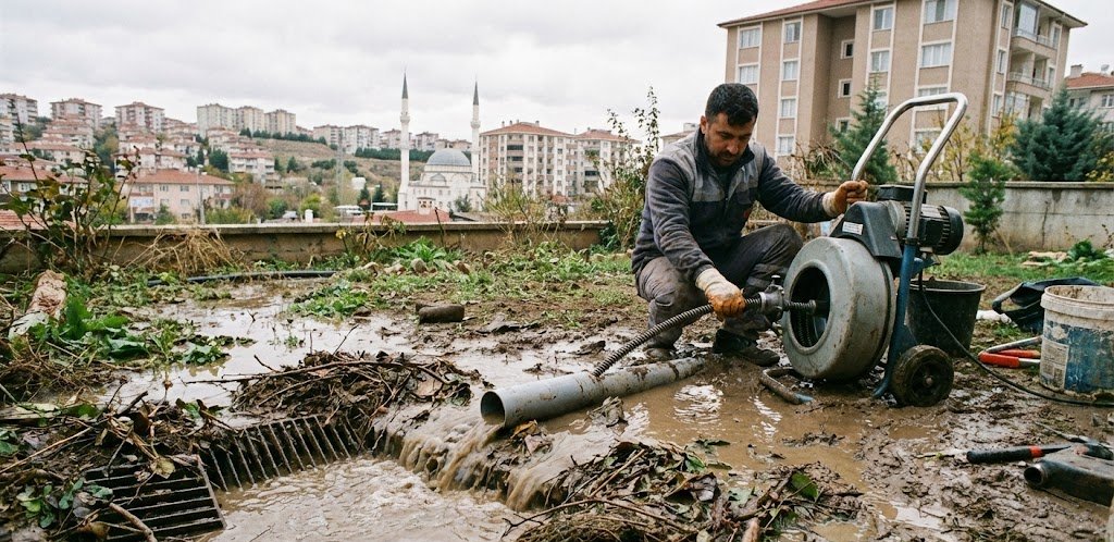 Ankara Bahçe Gider Hattı Tıkanıklığı