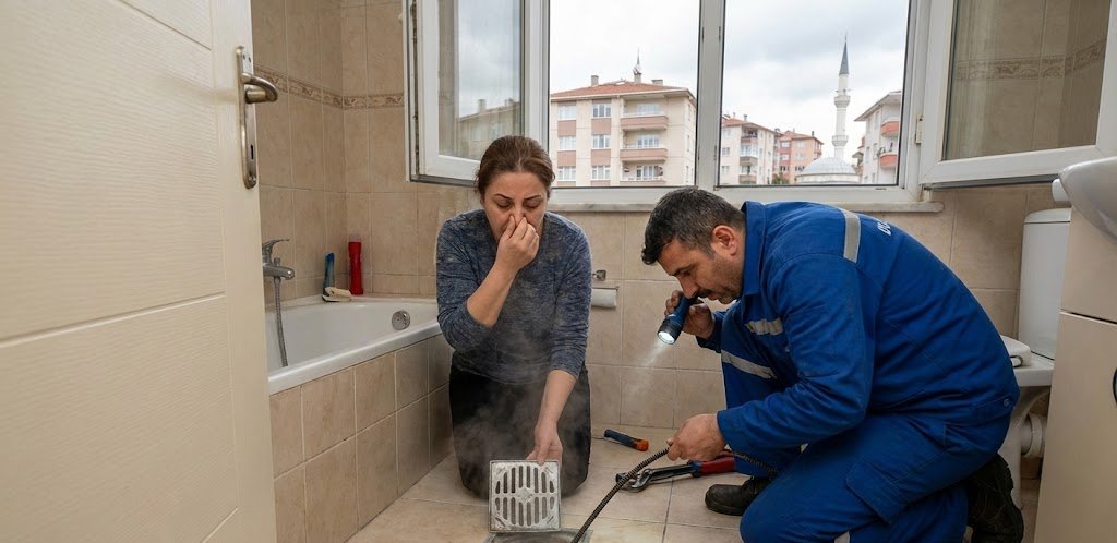 Banyo Giderinden Pis Koku Geliyor Çözümü Nedir?